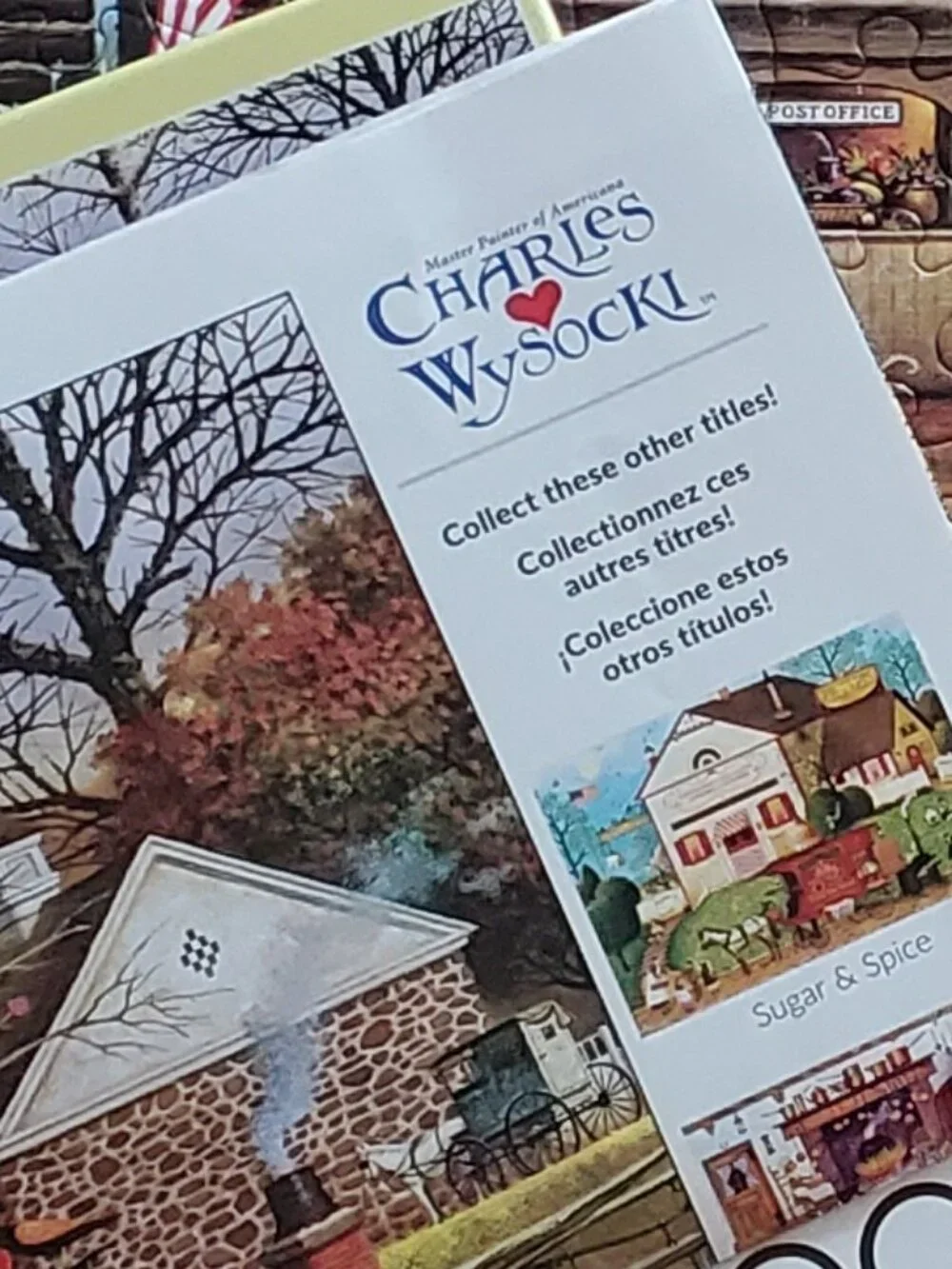 Charles Wysocki Olde Buck's County Fall 300 Large Piece Puzzle